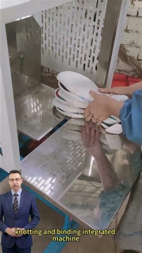 Automatic knotting and binding lntegrated machine #strappingmachine