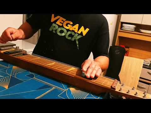 Lucas Moreno Apache The shadows cover on lap steel