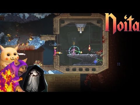 Playing with a Noita genius. Noita Multiplayer (2)
