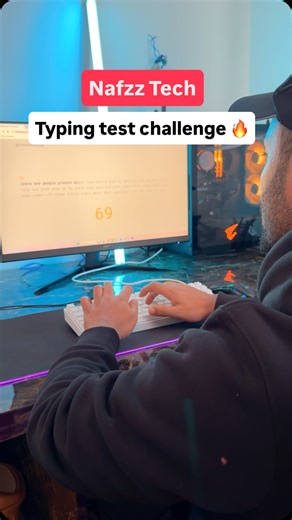 Nafi Javaid on Instagram: "Open Challenge for Keyboard Typing Speed 💻"