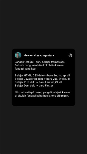 Pentingnya Fundamental dalam Belajar Programming