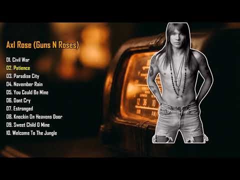 Guns N' Roses & Axl Rose - Top 10 Best Songs | Greatest Hits Playlist