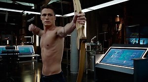 Colton Haynes shows off his chiseled body in CW's Arrow