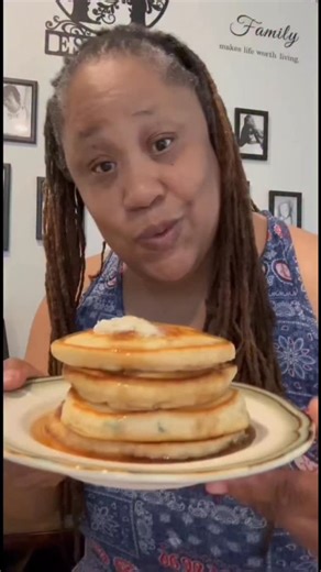 5.2K views · 1K reactions | Blueberry Pancakes 2 cups flour 1/8 cup...