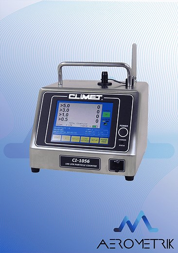 Compteur de particules CLIMET Série CI-105xT - Aerometrik