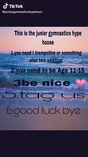 junior gymnastics on TikTok