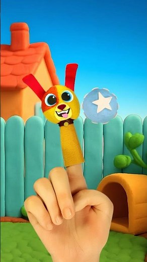 BINGO 🐶 Finger Puppet Song! 👋 DIY Puppy Puppet! #shorts