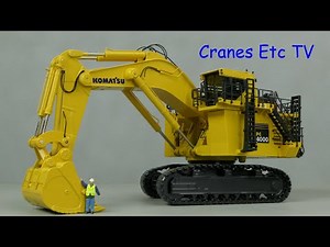 NZG Komatsu PC 4000 Backhoe Mining Excavator by Cranes Etc TV
