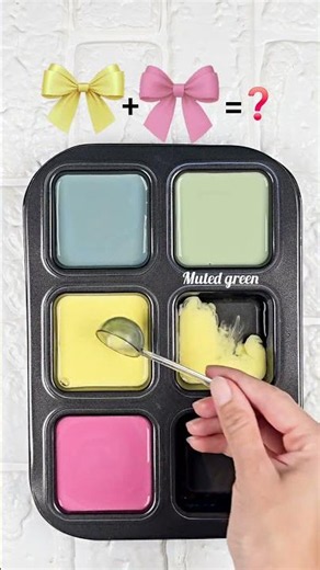 Custom Pastel Color Blend Palette #artshorts #colorconcept #relaxing #colormixingmagic #colormixing