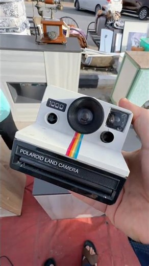 I found a rare, old Polaroid camera at a strangely low price.