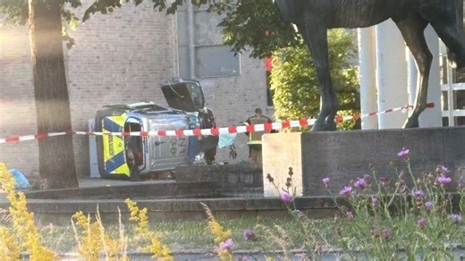 Beamte schwer verletzt: Polizeiauto überschlägt sich in Trossingen mehrfach