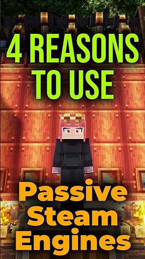 4 Reasons To Use Passive Steam Engines with #minecraft #minecraftcreate