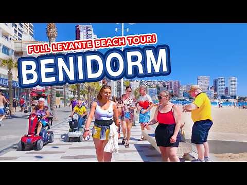 BENIDORM | Full tour of Benidorm Levante Beach