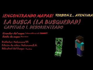 Minecraft la busquedad (la busca) Parte 1 [encontrando mapas, versión 2]