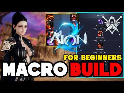 AION 2 Macro Build For Assassin | Early Game Beginners Guide and Gameplay