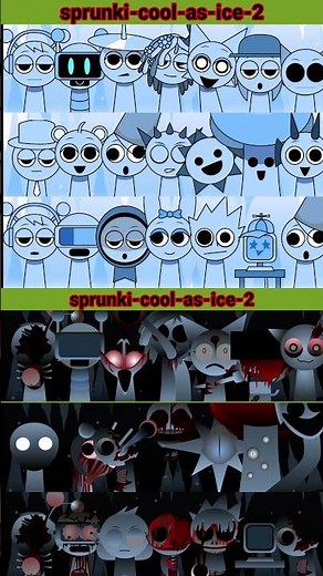 Incredibox Sprunki sprunki cool as ice 2 vs horror #sprunkisong#sprunkiincredibox #sprunkipyramixed