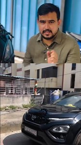 Aozoom W7 auxliary light installed in tata harrier #caraccessories