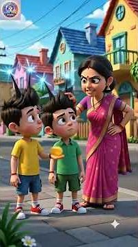 Chiku Banti Ko Mila Magic Coin 😂🪙 | Mummy Ne Kiya Game Over! 🤣 | Funny Cartoon Short
