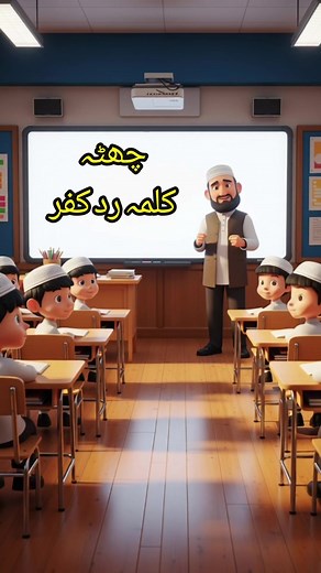 6th Kalima (Radde Kufr) in Arabic & English