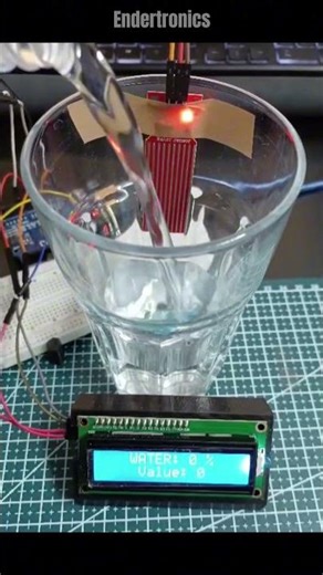 --Water sensor-- Day 51/72 #shorts #mechatronics #water #sensor