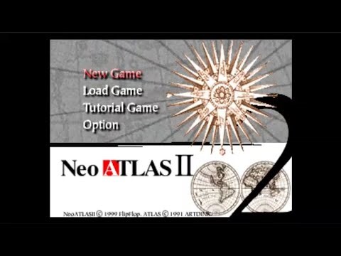 Neo Atlas II - Sony PlayStation - Intro & Title Screen