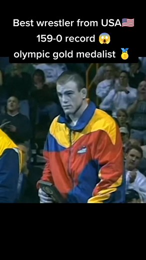Cael Sanderson🇺🇲🥇 undefeated in college and beat wrestlers like Daniel Cormier and Yoel Romero 😱 #fyp #usawrestling #wrestling #folkstylewrestling #collegewrestling #freestylewrestling #mma #ufc #usa_tiktok