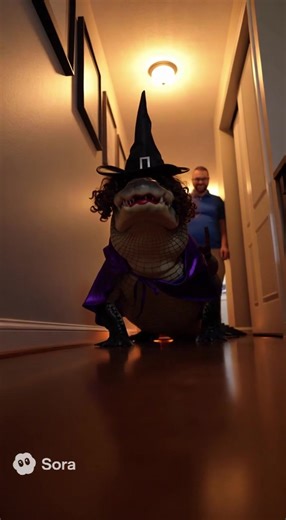 Ally Gator’s getting ready for Halloween and she’s got style! Watch as this real-life alligator struts out of the closet in her witch’s hat, red lipstick, and curly hair. They’re all set to go trick-or-treating this weekend, Myrtle Beach style! #HappyHalloween #AllyGator #TrickOrTreat #MyrtleBeachLife #SecureHomeFinder #FallFun #RealEstateAndReels #PumpkinSeason | Andrew Burnett