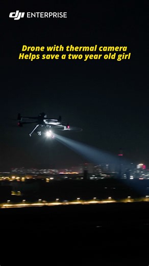Drone with Thermal Camera Helps Rescue Missing 2-Year-Old ⛑️ Equipment used: DJI Matrice 400 and S1 spotlight #DronesHelp #DJIEnterprise #DJIMatrice400 | DJI Enterprise