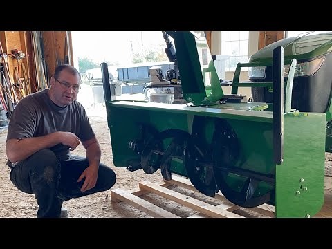 JD 60" Snowblower on 3039R Compact Tractor