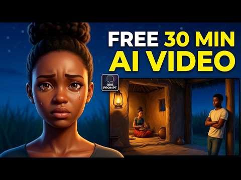 Create 30 MINUTES Long AI-Animated Videos Using Completely FREE AI Tools With ONE PROMPT