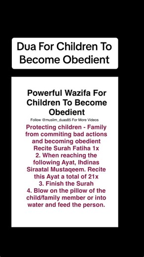Dua for Obedient Children: Islamic Guidance for Parents