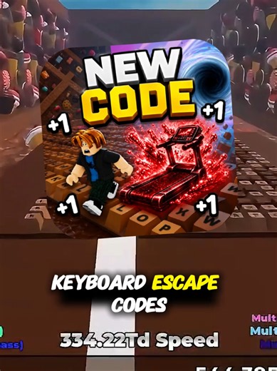 New Code for Admin treadmill & infinity trail in speed keyboard escape. #roblox #fyp #speedkeyboardescape #keyboardescape