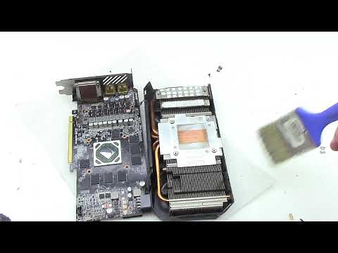How to replace the thermal paste in a Gigabyte Aorus RX 570.