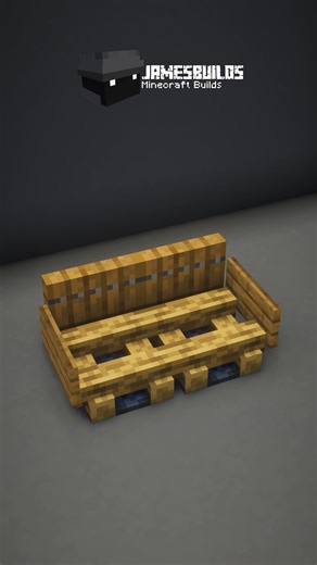 James | Minecraft Builds | How to Build a Bench - Minecraft Tutorial . #minecraft #minecraftbuildings #minecrafttutorial #minecraftreels #minecraftbuilds | Instagram