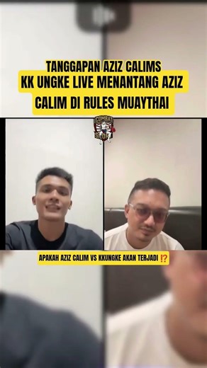 AZIZ CALIM TERIMA CALL OUT KKUNGKE DI RULES MUAYTHAI SETELAH FIGHT MELAWAN KKAJHE 🥶‼️#viral