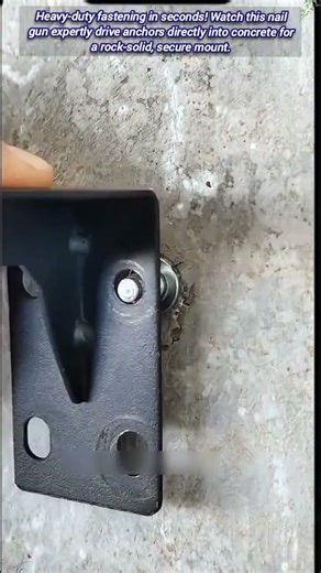 Powder-Actuated Nail Gun Fastening for Concrete and Steel.