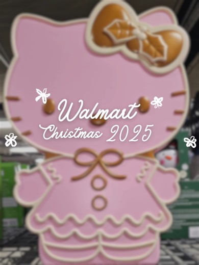 Walmart christmas decorations for your yard are here! Plus a Hello Kitty 🎄 #fypシ #walmartfinds #christmasdecor #christmastok #hellokitty