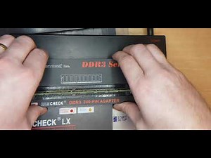 Ram Tester, testing DDR3 and DDR4 adapter.