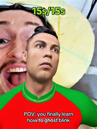 CR7 dont blink Challenge😳💀 #trollface #ronaldo #trending #shorts