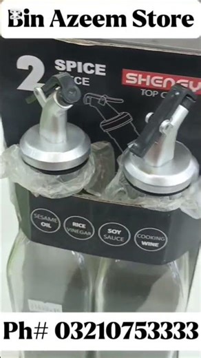 Game-Changer in the Kitchen! Glass Bottle Set for Liquid Spices 🔥