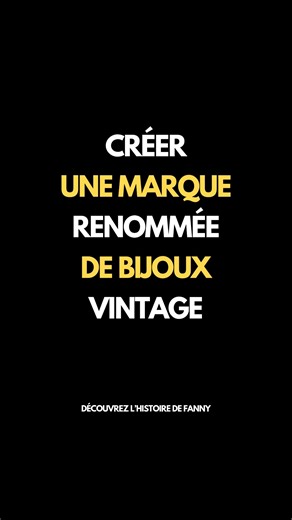 Créer une marque renommée de bijoux vintage #podcast #entrepreunariat #interview