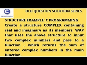 IMPORTANT QUESTION SERIES || STRUCTURE EXAMPLE: C PROGRAMMING