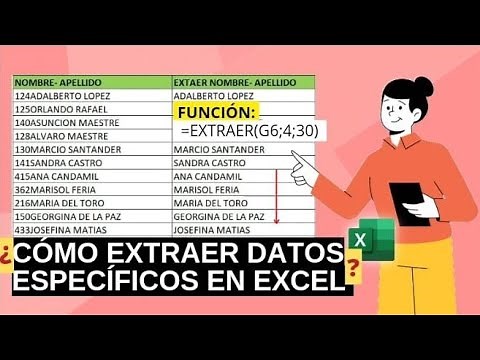 COMO EXTRAER DATOS ESPECIFICOS EN EXCEL
