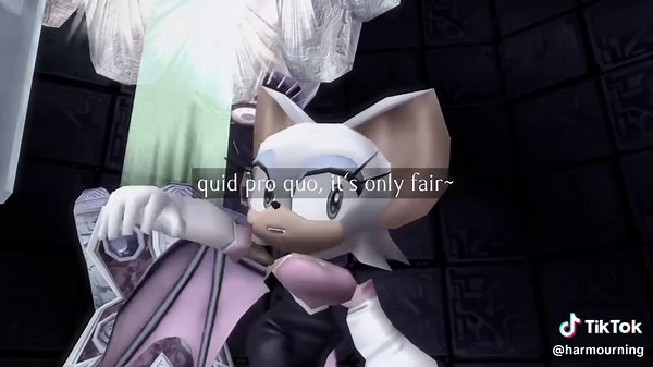 okay but nobody talks about their beef in sa2 it was glorious #shadowthehedgehog #rougethebat #sonicadventure2 #teamdark #shadouge