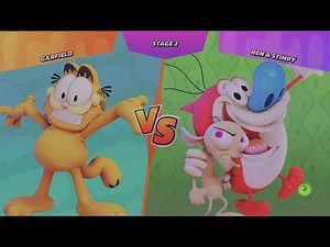 Nick All-Star Brawl garfield gameplay