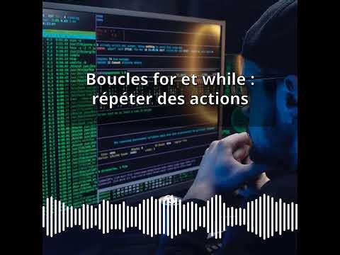 Boucles for et while : répéter des actions | Expert CyberSecurité & DevSecOps : Développer,...
