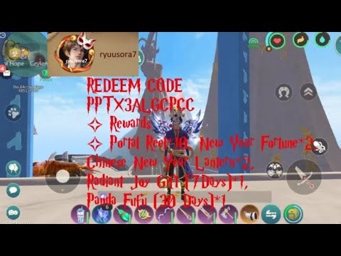 UTOPIA ORIGIN: PPTX3ALGCPCC - NEW REDEEM CODE #utopiaorigin #redeemcode #chinesenewyear #gift