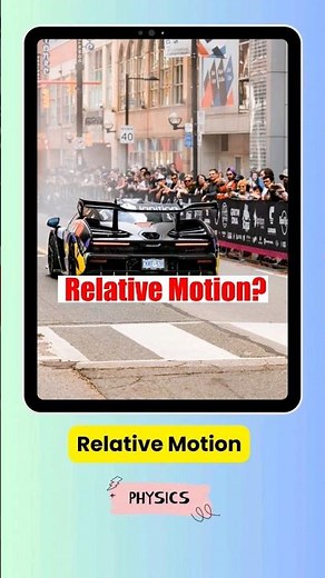 What Is Relative Motion In Physics? With Example #shorts