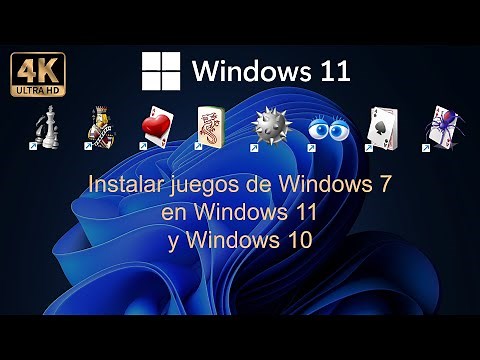 Instalar juegos de Windows 7 en Windows 11 y Windows 10