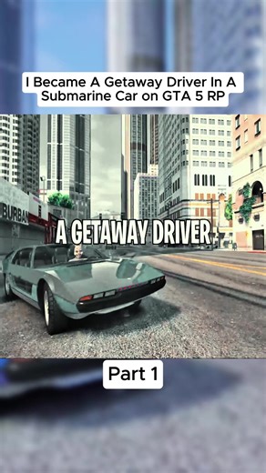 I Became A Getaway Driver In A Submarine Car on GTA 5 RP | gta 5
